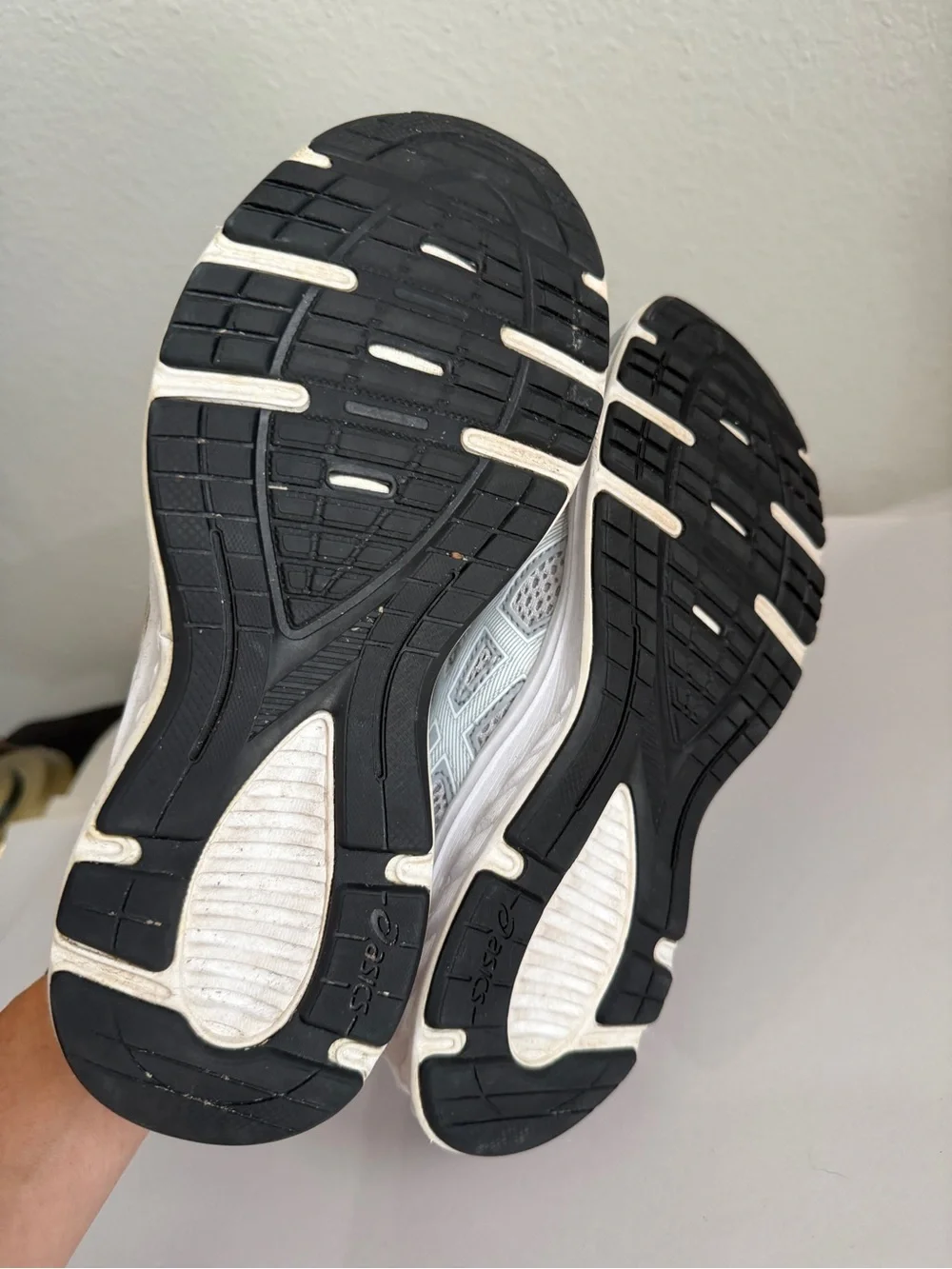 Asics Womens Gray Athletic Sneakers Size 8 Lace Up Fitness Run Walking